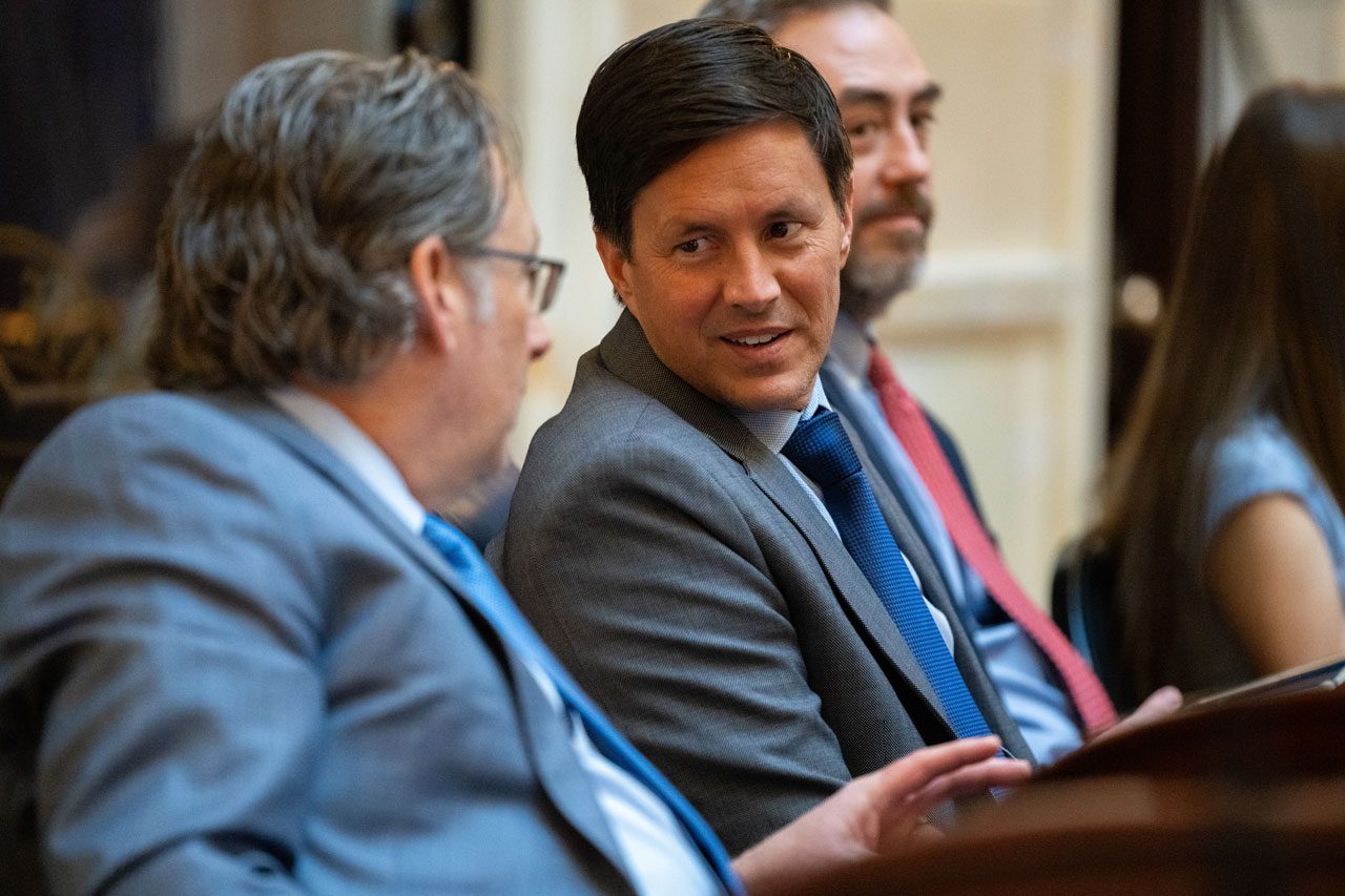 Senator Kirk Cullimore on the Utah Senate floor